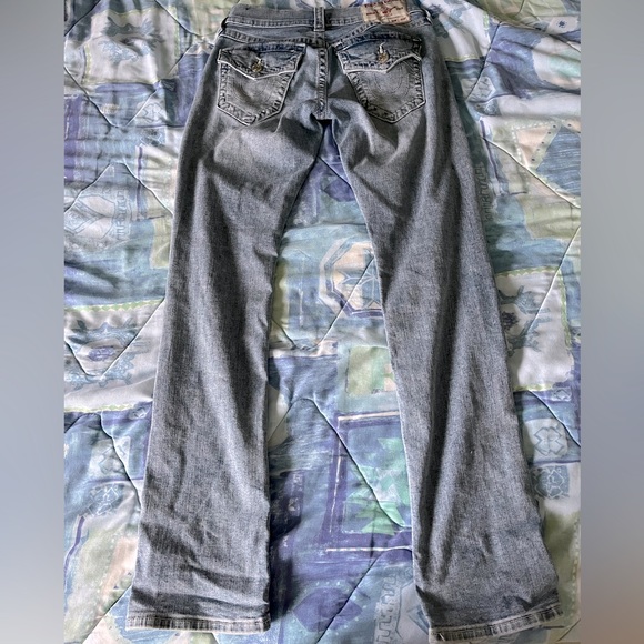TRUE RELIGION RICKY RELAXED STRAIGHT JEANS Size 27W - Picture 1 of 7